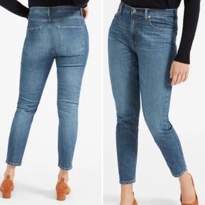 EVERLANE JEANS HIGH RISE ANKLE CASUAL DENIM BLUE 27